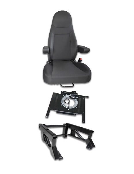 Aguti Sitz Beifahrerseite Milan + Drehkonsole + Untergestell Set