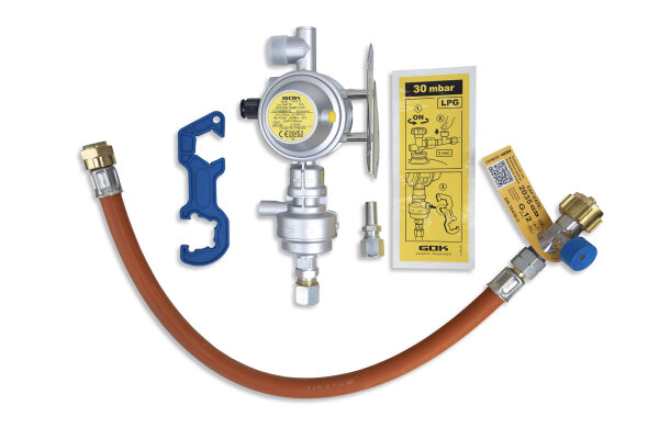 GOK Caramatic DriveOne vert. 30mbar 1,5 kg/h Sicherheits-Gasdruckregler Prod. 26