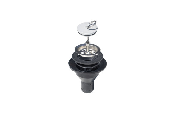 Reich Siphon - Wasserabfluss gerade 39 mm Ø ohne Sieb