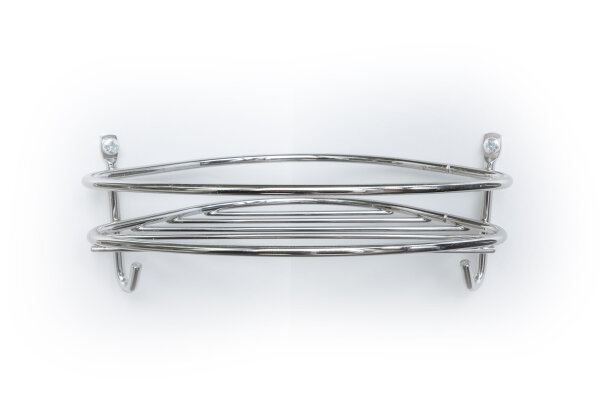 Wandablage für die Camper-Dusche – Metall, verchromt