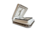 PrimeVan Dachluke Shower Hatch 320 × 320 mm mit Ventilator und LED-Beleuchtung